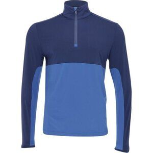 NWT RLX Ralph Lauren Men's Golf Brushed Half Zip ColorBlock Airflow Top Shirt M
